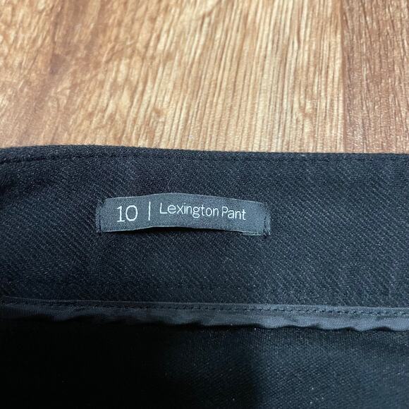 Talbots Womens Solid Black Lexington Riding Pant Size 10 Ponte Stretch Legging - Picture 6 of 10
